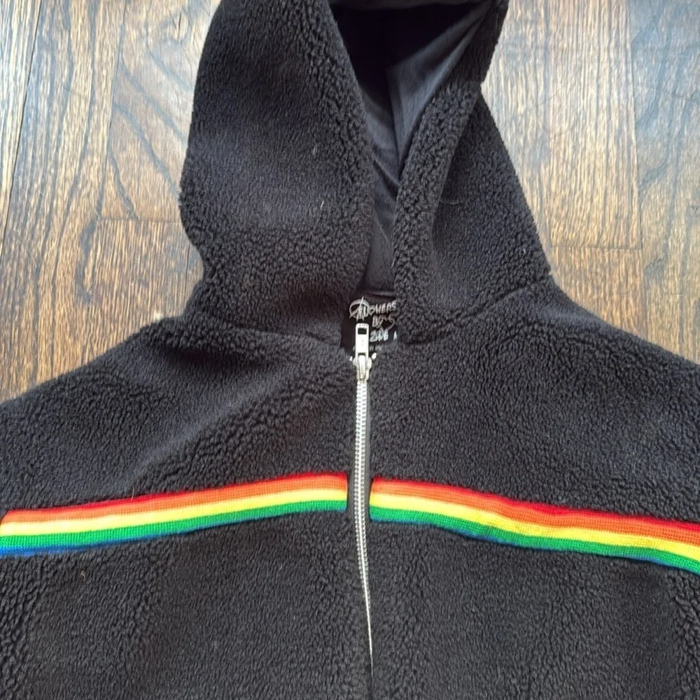 Hoodie fleece jacket girls size medium.